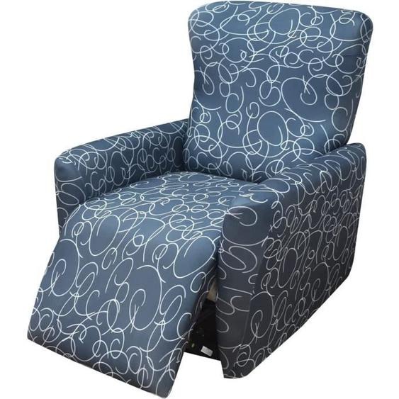 Housse de Fauteuil Relax Extensible 1 Place, Couverture de Chaise Canapé Relax ,Housse de Fauteuil Relax Inclinable Electrique, 14