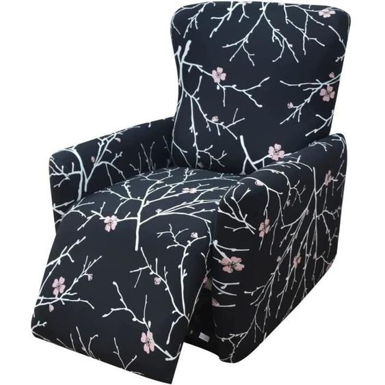 Housse de Fauteuil Relax Extensible 1 Place, Couverture de Chaise Canapé Relax ,Housse de Fauteuil Relax Inclinable Electrique,  8