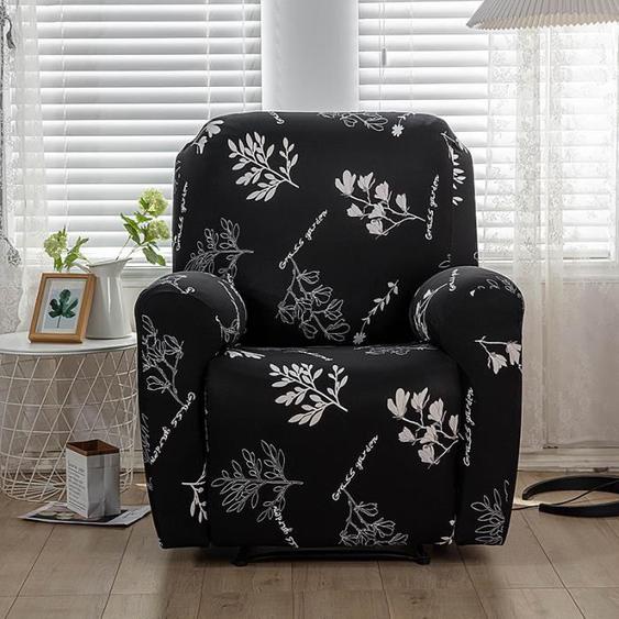 Housse de Fauteuil Relax Extensible 1 Place, Housse de Fauteuil Relax Inclinable Electrique, Protecteur pour Fauteuil Inclinable,J