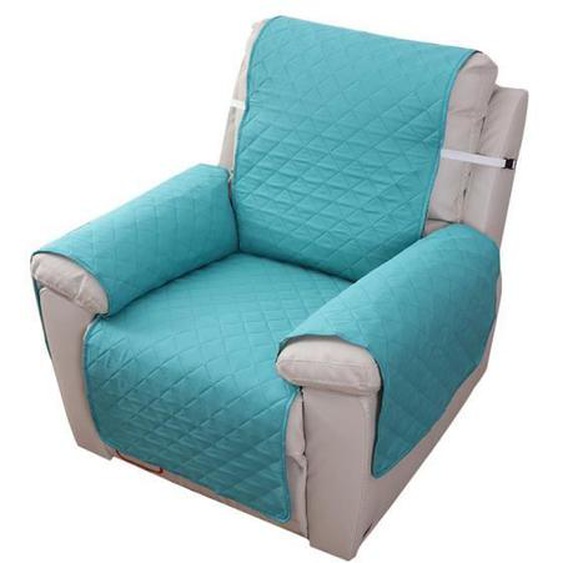 Housse de Fauteuil Relax, Matelassé Inclinable Couvre Fauteuil Relax 1 Place Housses de Protege Fauteuil Inclinable,Vert