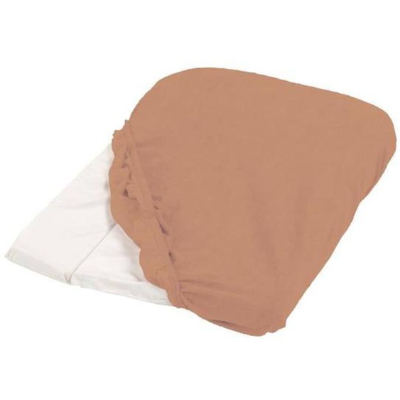 Housse De Matelas À Langer - Absorbante - Coins Élastiqués - Lavable En Machine À 60° - Tissu 80% Coton - 50x75cm Cassonade Marron