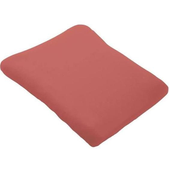 Housse De Matelas À Langer En Éponge Bouclette - Terracotta - 50 X 75 Cm Rouge