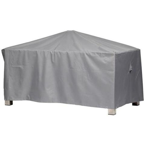 Housse de protection pour table de jardin rectangulaire | 205 x 105 x 71 cm | polyester tissé Oxford 600D, couleur : gris