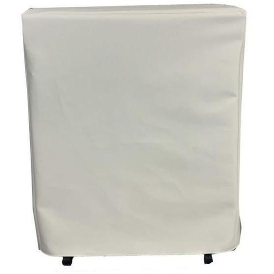 HOUSSE déco pour LIT PLIANT 120 cm blanc Beige