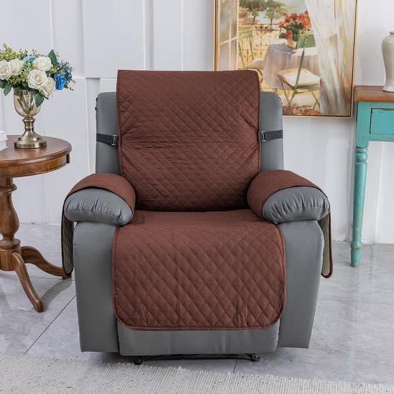 Housses de Fauteuil inclinable, Grandes Housses de canapé inclinables personnalisées,Housse de canapé imperméable, Cafe