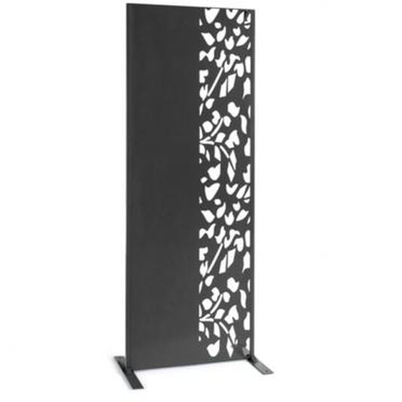 Idmarket - Panneau décoratif universel 150 x 50 cm flower gris semi ajouré sur le côté