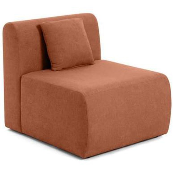 Ikare - module dassise sans accoudoirs - en tissu - Terracotta