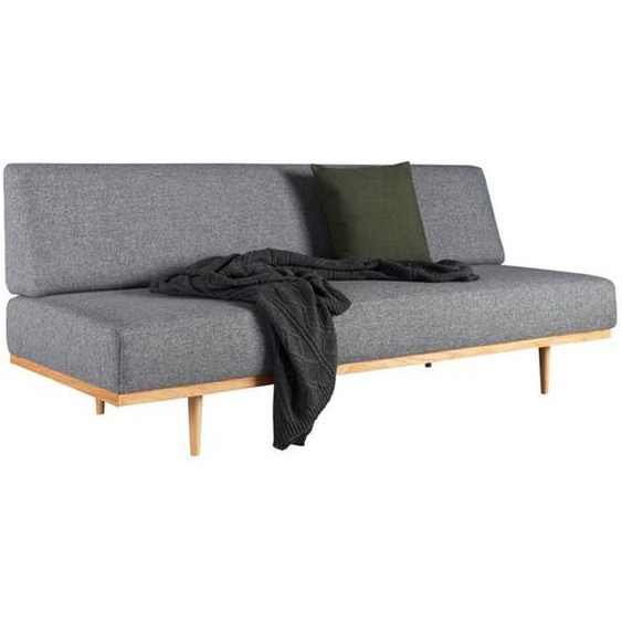 INNOVATION LIVING  Canapé design scandinave VANADIS convertible lit 90*200 cm tissu Twist Charcoal