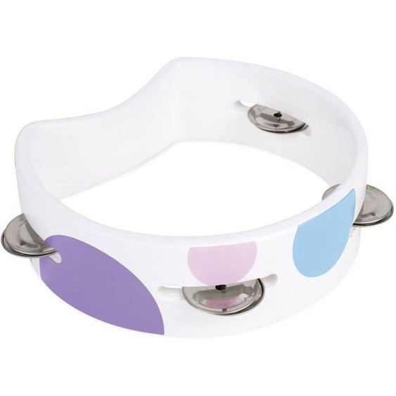 Instrument De Musique À Percussions - Janod - Cymbalette Confetti - Enfant - 3 Ans - Blanc Blanc