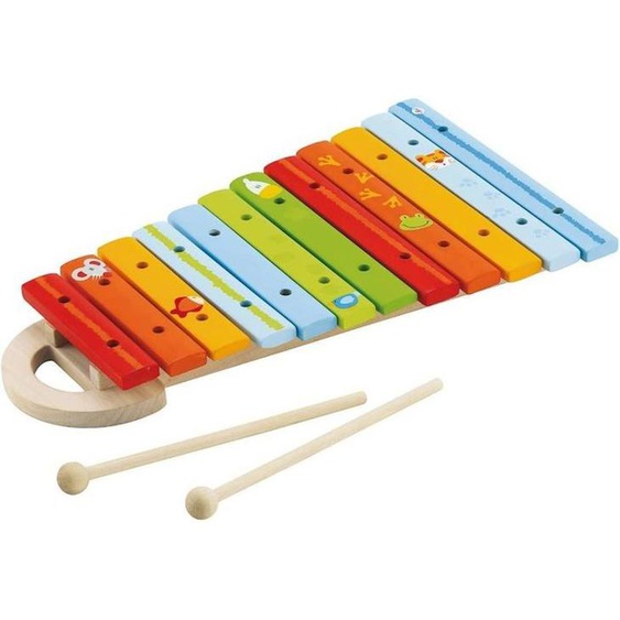 Instrument De Musique - Sevi - 81855 - Xylophone - Touches En Bois - Sons Doux Et Délicats Rouge