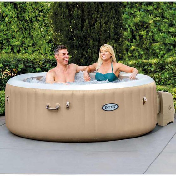 INTEX Baignoire de massage à bulles Rond PureSpa