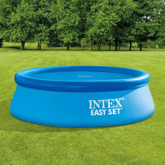 INTEX Couverture solaire de piscine Bleu 206 cm Polyéthylène