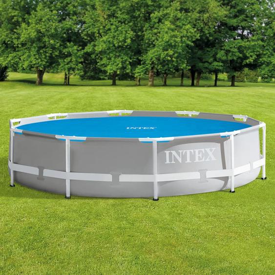 INTEX Couverture solaire de piscine Bleu 290 cm Polyéthylène