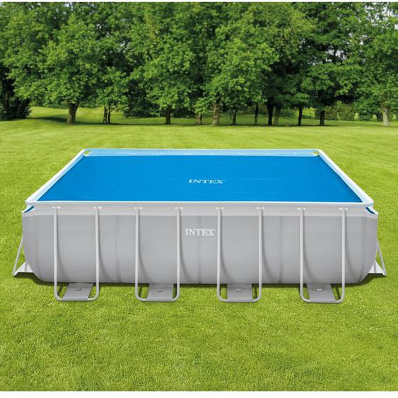 INTEX Couverture solaire de piscine Bleu 476x234 cm Polyéthylène