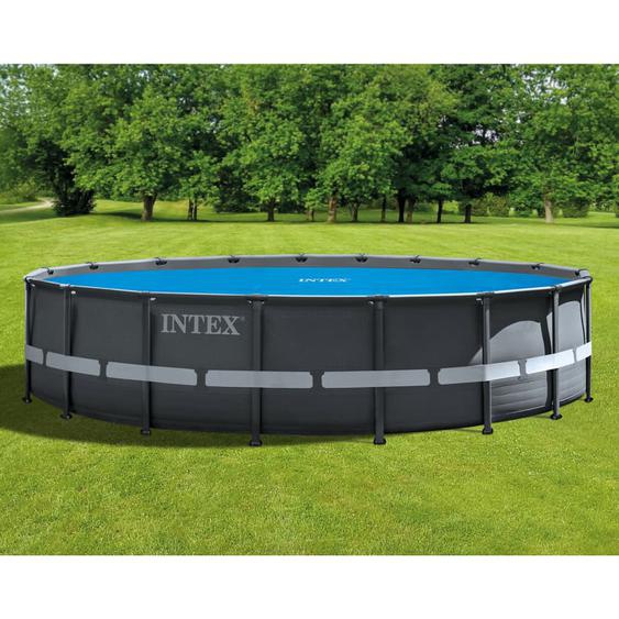 INTEX Couverture solaire de piscine Bleu 538 cm Polyéthylène