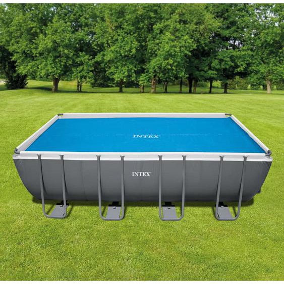 INTEX Couverture solaire de piscine Bleu 538x253 cm Polyéthylène