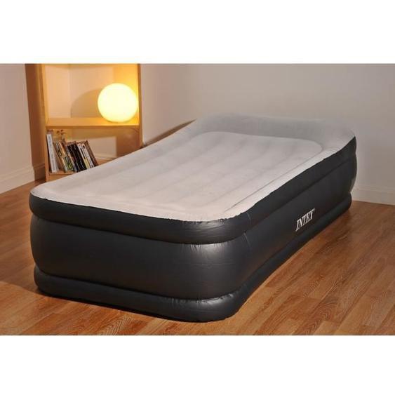 INTEX Matelas gonflable DELUXE REST BED 99x191 cm - Fermeté réglable - 1 personne