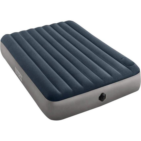 Intex matelas gonflable  high 2 pers à piles + gonfleur pied122