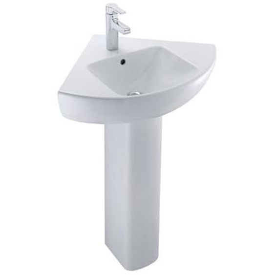 Jacob Delafon Colonne en céramique, compatible avec lavabo Struktura, Blanc