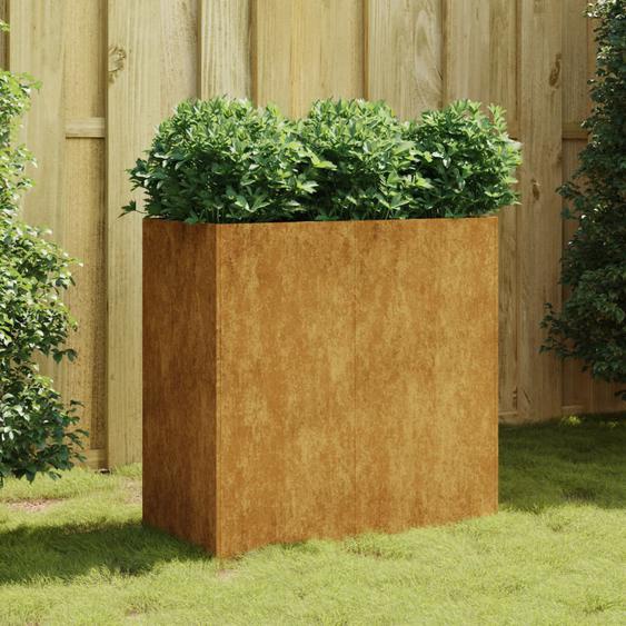 Jardinière 80x40x80 cm acier corten