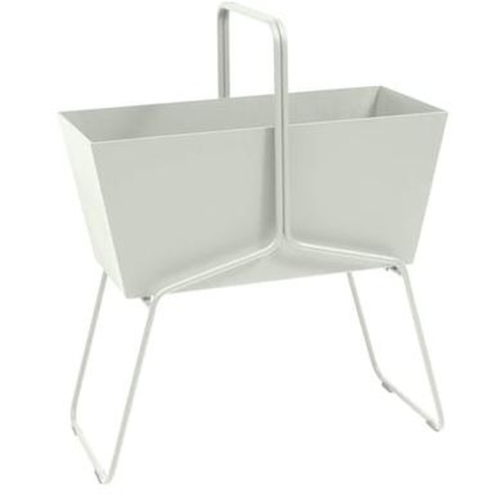 Jardinière BASKET - 85 x 70 x 34 cm - A5 gris argile