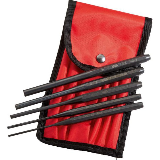 Jeu de 5 chasse-goupilles longs en trousse - SAM OUTILLAGE - 7-TR5A