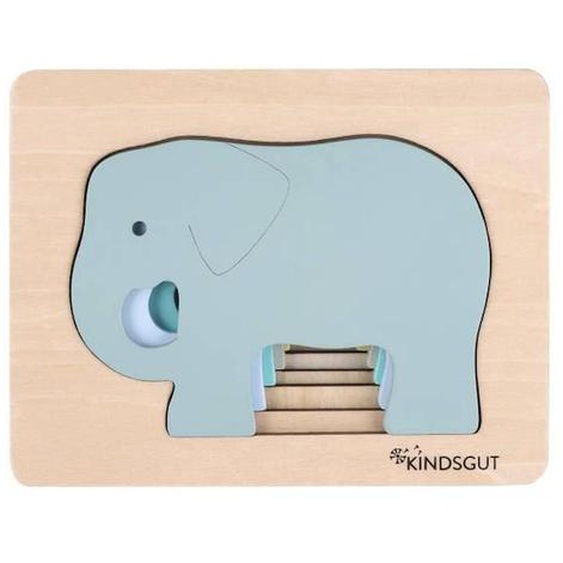 Jeu Déveil- Puzzle Elephant Vert