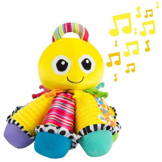 Jouet Musical - Tomy/lamaze - La Pieuvre Musicale - Pour Bébé - Multicolore - Fonctionne Avec Piles Jaune