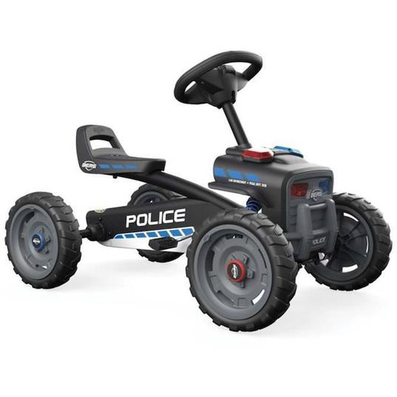 Kart Buzzy Police - Berg - Pour Enfant De 2 À 5 Ans - 4 Roues - Poids Max 30 Kg Noir