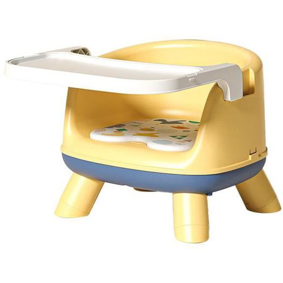 KEENSO chaise de plateau à manger pour bébé Chaise de table à manger pour bébé Chaise de table puericulture tapis Jaune