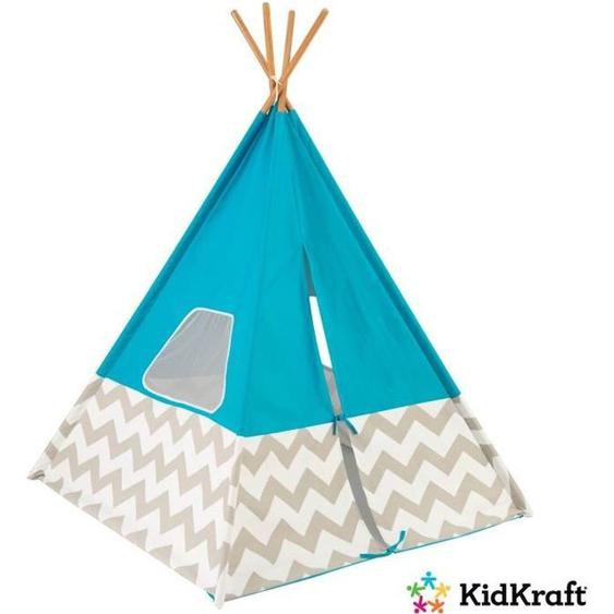 Kidkraft - Tipi Moderne Turquoise - Tente De Jeu Bleu