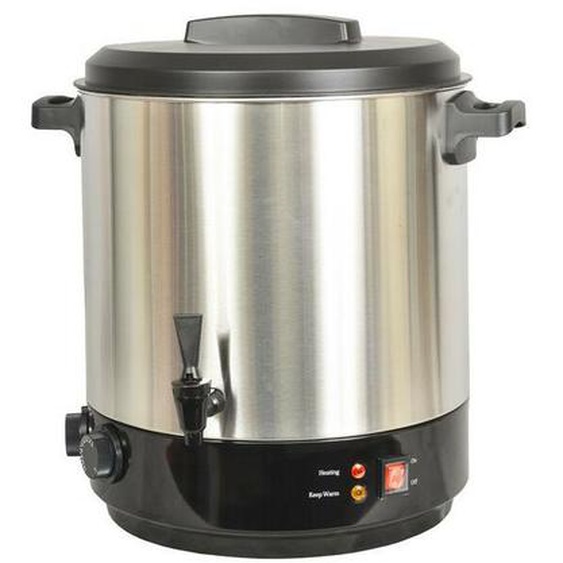 Stérilisateur de bocaux électrique avec cuve inox robinet et minuteur 31l 2100w - Kitchen Chef - kcpst31ix