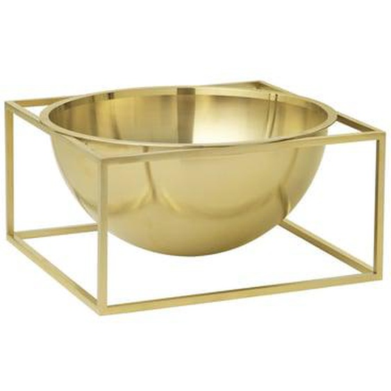 Kubus Bowl Centerpiece  - grand - laiton