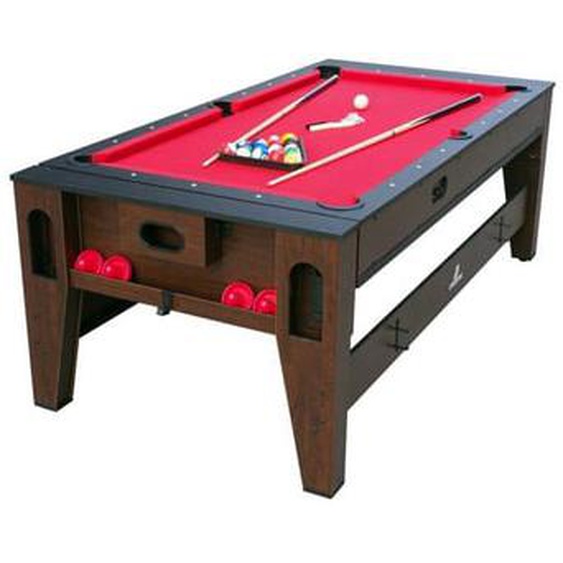 La table de jeu réversible billard et air hockey