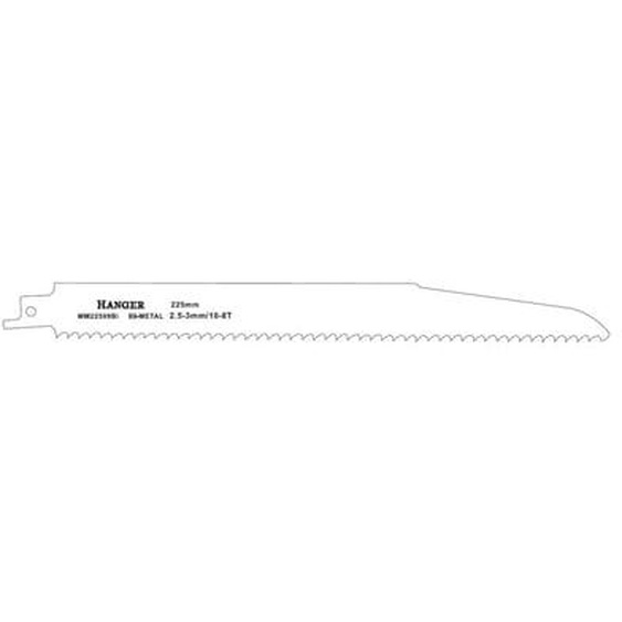 Lames de scie sabre MM22509Bi L 225mm pour métal  - 150310