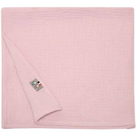 Lange En Gaze De Coton - Sevira Kids - Jeanne Vieux Rose - Mixte - 60x60 Cm Rose