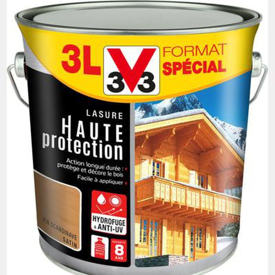 Lasure Haute Protection 8 ans Chêne moyen 3L