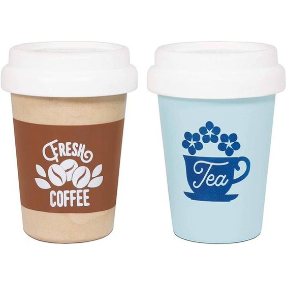 Le Toy Van Honeybake Eco-cups - Thé Et Café - 2 Pcs Gris