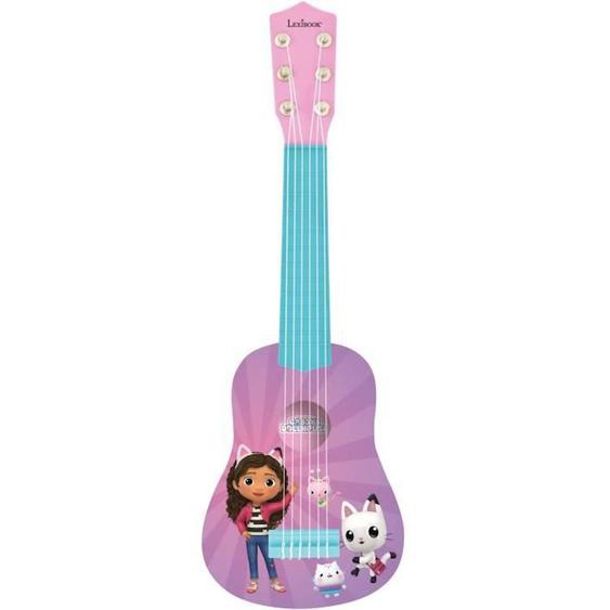 Lexibook - Ma Première Guitare Gabby Et La Maison Magique - 53cm - Guide Dapprentissage Inclus Multicolore