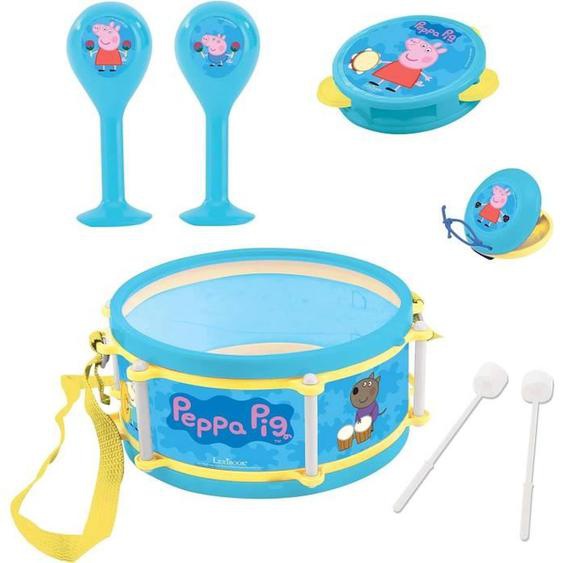 Lexibook - Set Musical Peppa Pig - 7 Instruments - Rangement Dans Le Tambour Bleu