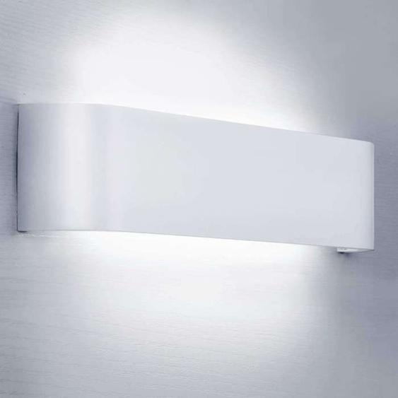 Lightess Applique Murale Intérieure LED 16W Blanc Froid 6000K - Lampe Murale en Aluminium. [Classe F].