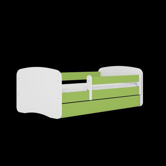 Lit Babydreams Vert Sans Motif Avec Tiroir Avec Matelas Latex 160/80