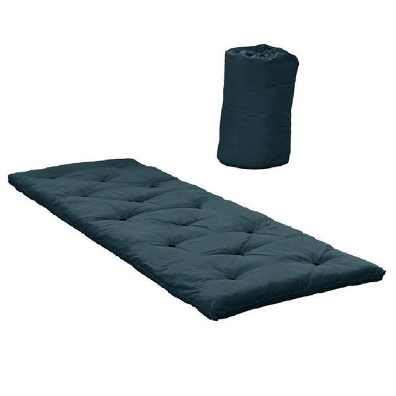 Lit futon standard BED IN A BAG couleur bleu pétrole