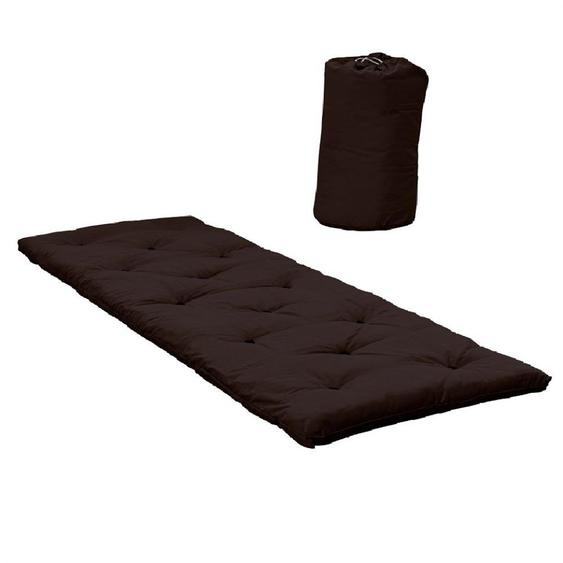 Lit futon standard BED IN A BAG couleur marron