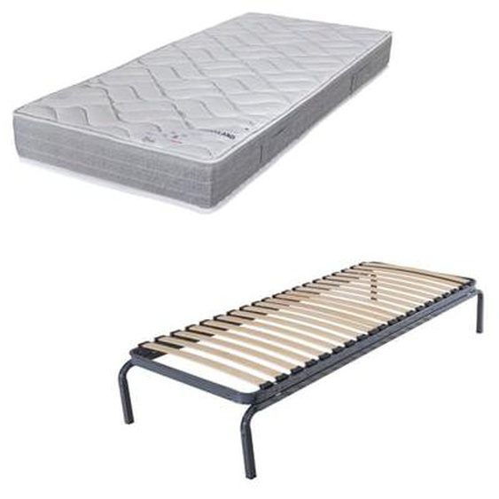 Lit métal gigogne + matelas Maryland