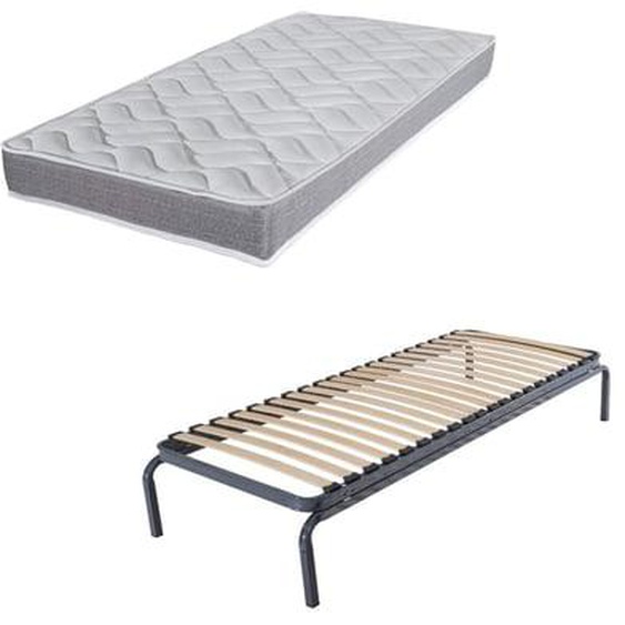 Lit métal gigogne + matelas Morgan