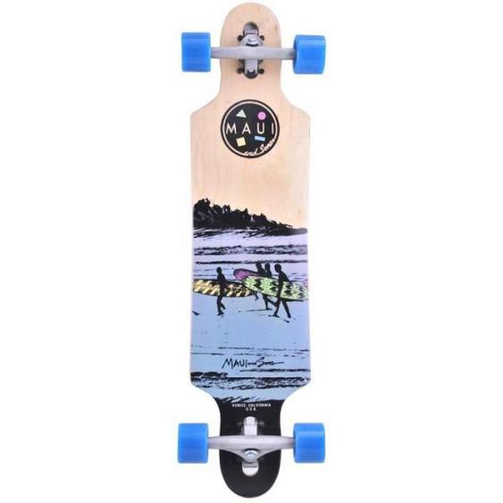 Longboard - Maui & Sons - Search 4 Surf - Drop Through - Bleu - 36 Pouces Bleu