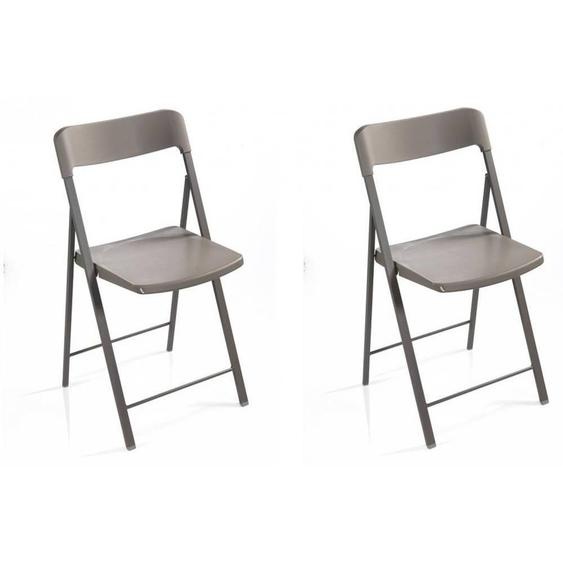 Lot de 2 chaises pliantes KULLY