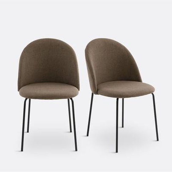 Lot de 2 chaises tissu chiné, Nordie