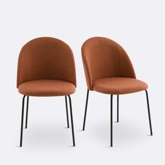 Lot de 2 chaises tissu chiné, Nordie